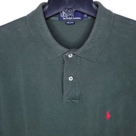 Polo Ralph Lauren Other - Ralph Lauren Polo Shirt Mens XL Green  Red Pony Preppy Vintage Long Sleeve